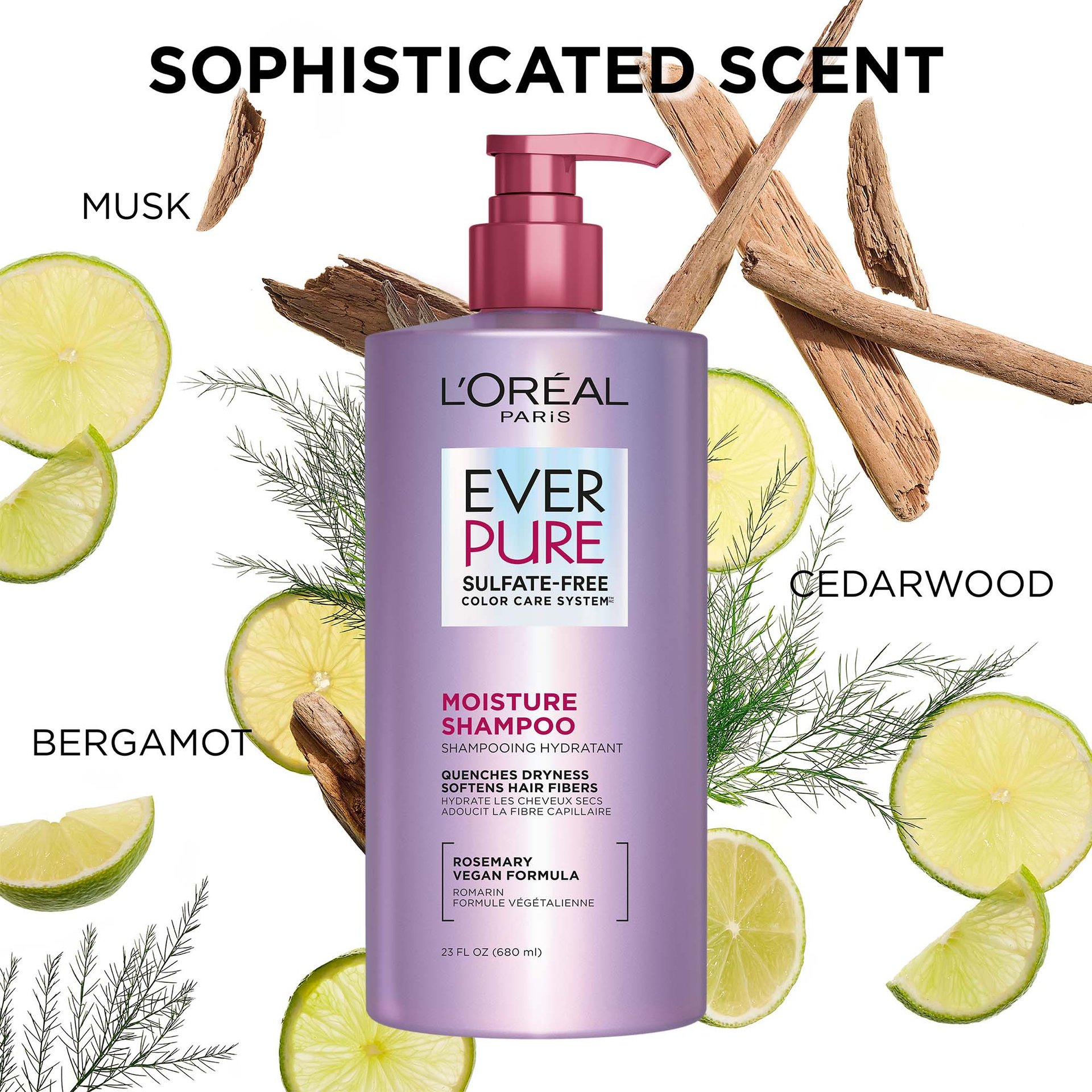 L'Oréal Paris EverPure Sulfate-Free Moisture Shampoo, Scent and Perfume